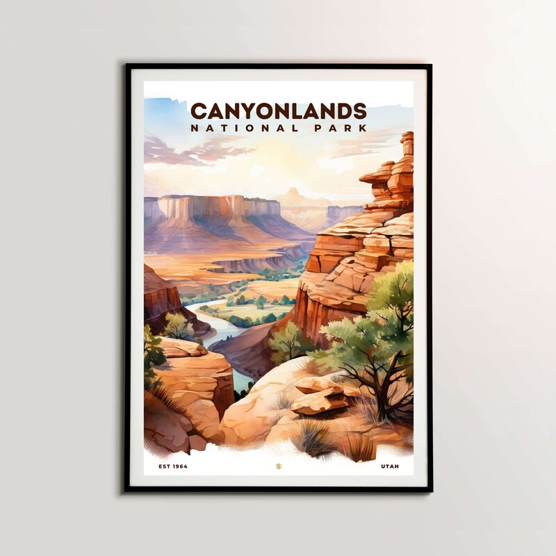 Canyonlands National Park Poster, Travel Art, Office Poster, Home Decor | S8